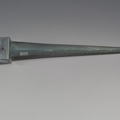 Paalhouder met pen Vuurverzinkt 121x121x900mm [2,5mm]