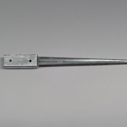 Paalhouder met pen Vuurverzinkt 51x51x600mm [2mm]