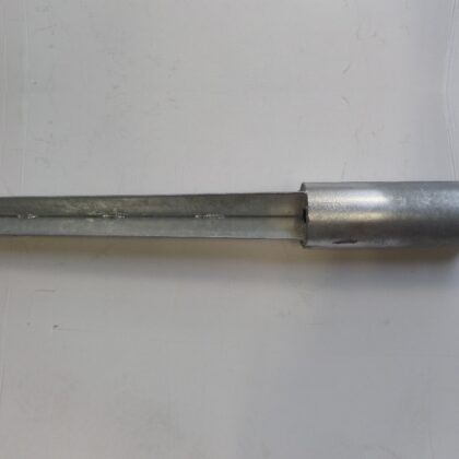 Ronde paalhouder (andere pen) Vuurverzinkt 101x900mm [3mm]