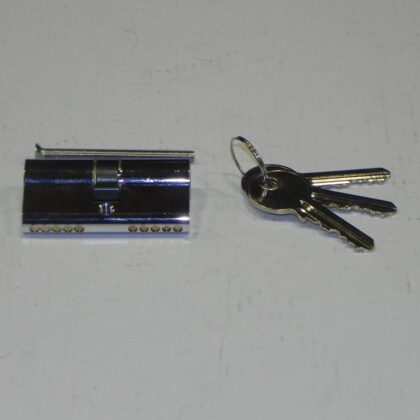 Gelijksluitende cilinder Gechromeerd 30/30