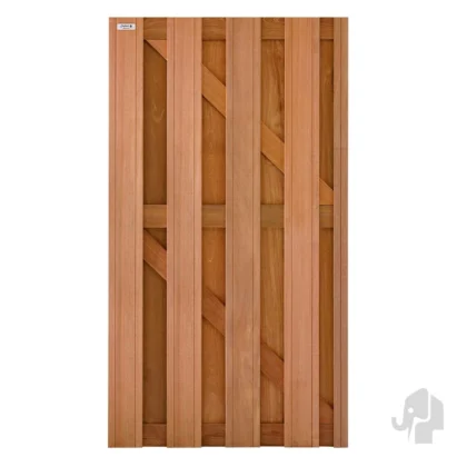 007474 | Tuindeur | Keruing | 4.1x90x180cm Elephant® | Timber | Exclusief beslag