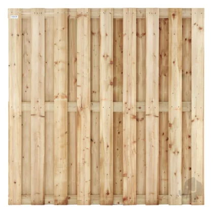 008221 | Schutting | Vuren | Groen Verduurzaamd | FSC© | 4.5x180x180cm Elephant® | Finch | 17 planks