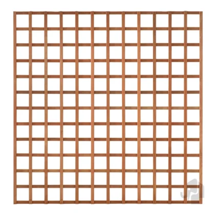 011160 | Trellis | Recht | Large | Almendrillo | FSC© | 28x177x180cm Elephant® | Geolied Hardhout | RVS geschroefd