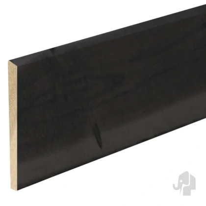 012918 | Schutting plank | Vuren | Groen Verduurzaamd | FSC© | 1.6x15cm Elephant® | Fijn bezaagd | Zwart geverfd