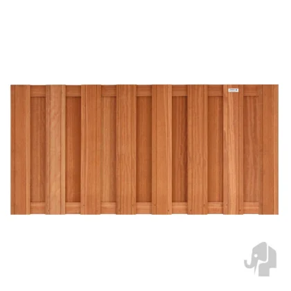 024393 | Schutting | Keruing | 3.9x180x94.3cm Elephant® | V-Groeven | RVS Geschroefd