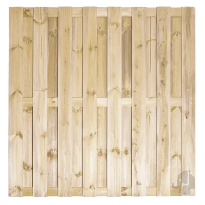 025173 | Schutting | Grenen | Groen Verduurzaamd | PEFC | 3.9x180x180cm Elephant® | 15 Planks geschroefd