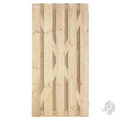 025175 | Tuindeur | Grenen | Groen Verduurzaamd | PEFC | 3.9x90x180cm Elephant® | Finch | Exclusief beslag