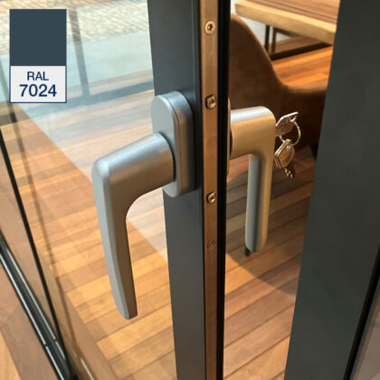 Middensluiting set antraciet