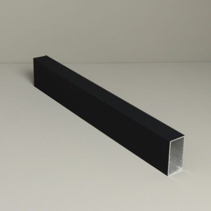 Alu.fundatiekoker 6.0x3.0x600cm zwart