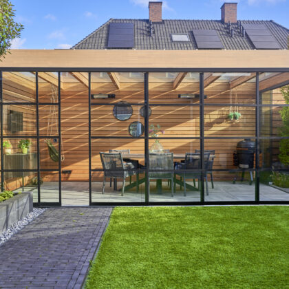 Steel-look set per paneel