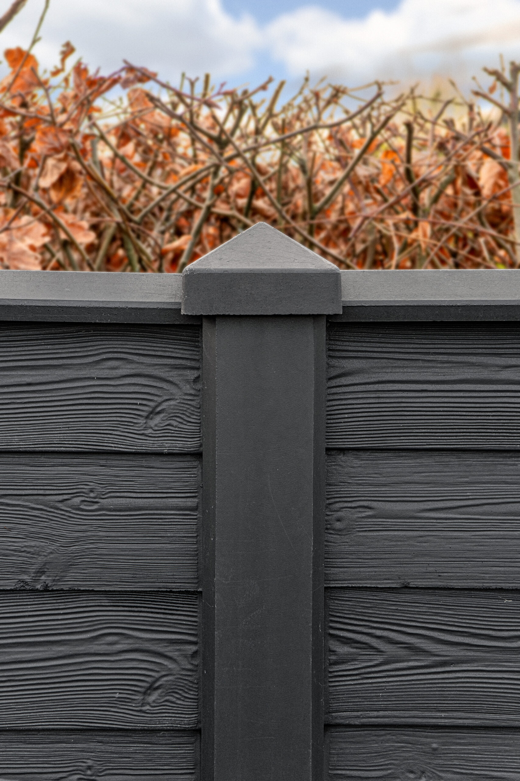 Berton© afdekpet antraciet gecoat, diamantkop 14 x 14 x 5 cm zonder uitsparing