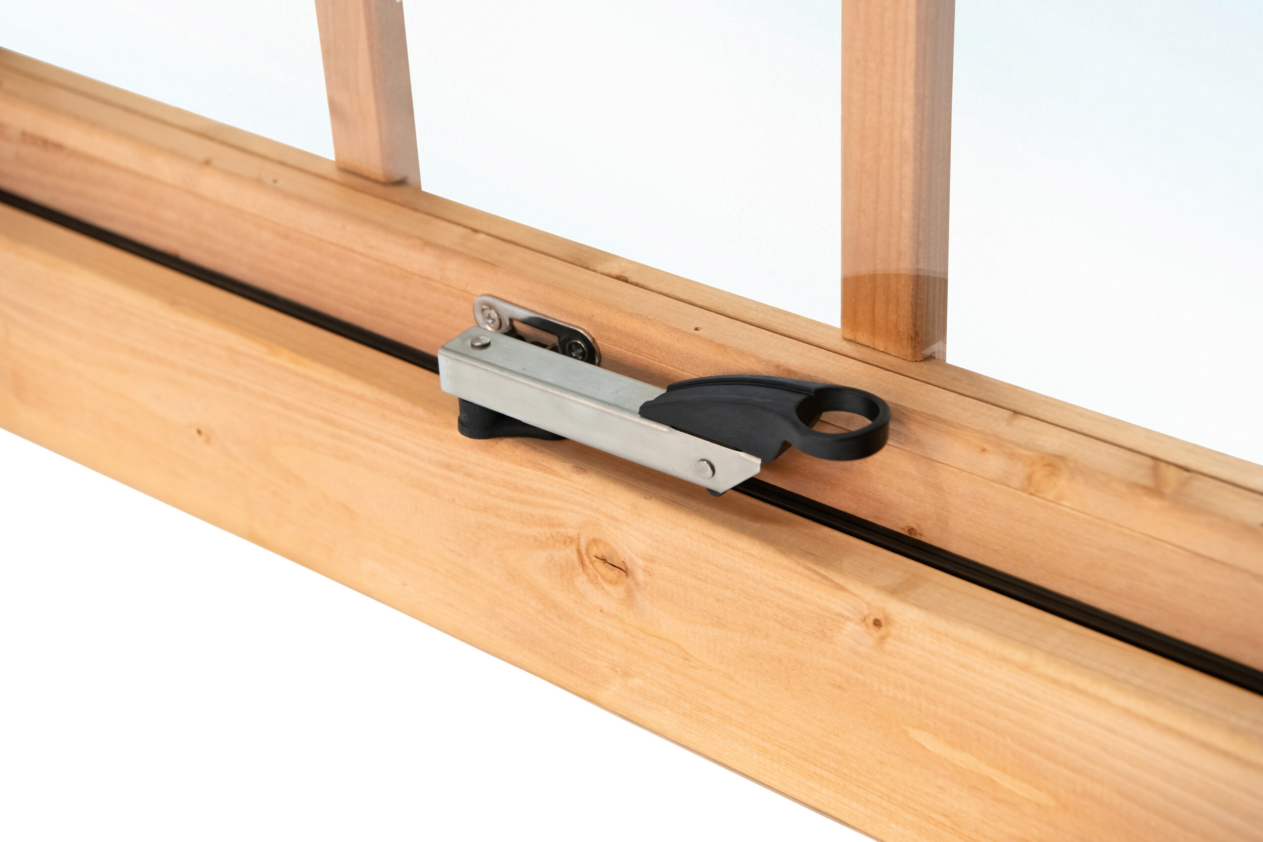 Red Class Wood uitzetraam, 6-ruits, dubbel Uitzetraam B1252 x H900 mm buitenmaat (rvs beslagset)