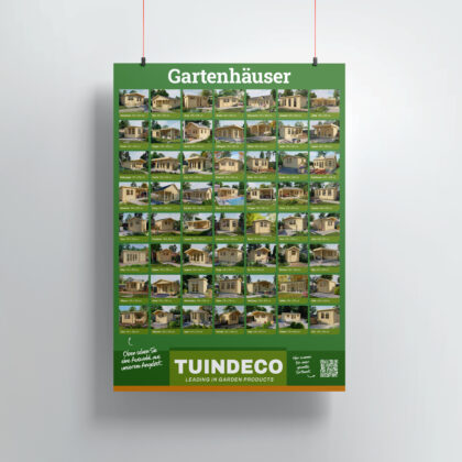 Poster (A0) Blokhutten (Duitstalig)