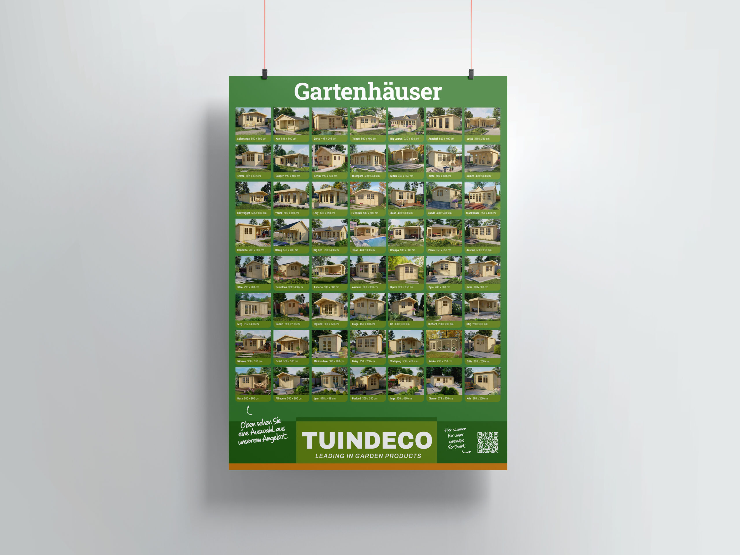 Poster (A0) Blokhutten (Duitstalig)