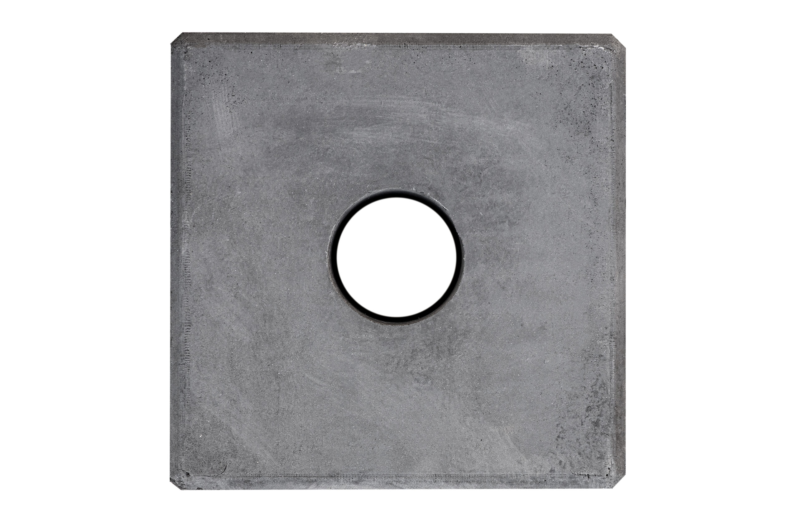 Betonsokkel Antraciet 14,0 x 14,0 x 20,0 cm Gat Ø40 mm