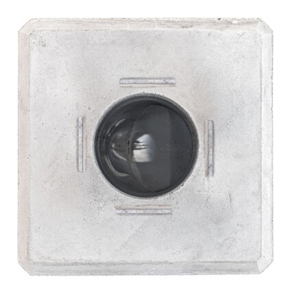 Berton Betonpoer 20,0x20,0x37,0cm, wit, met HWA