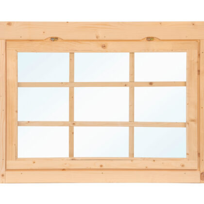 Uitzetraam enkel W2 vuren 119,5 x 87 cm