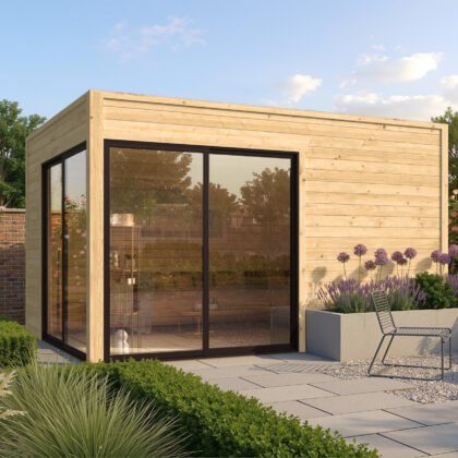 Blokhut - Tuinhuis Rico | 28 mm | vuren Red Class Wood geïmpregneerd