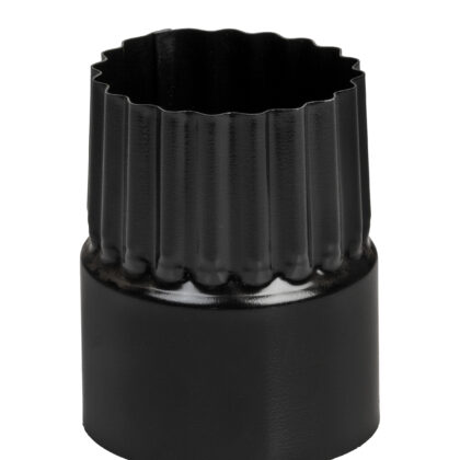 Verbindingsstuk zwart gecoat