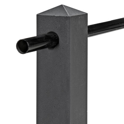 Berton© Betonpaal Linge, antraciet, diamantkop 13x13x120cm eindmodel