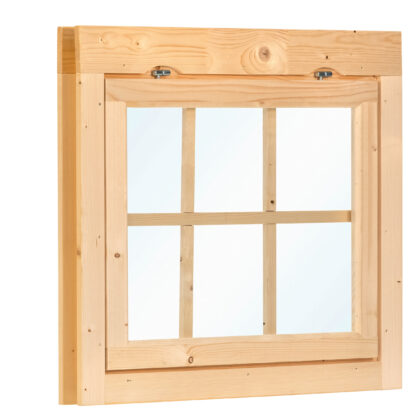 Uitzetraam enkel W3 vuren 93 x 77 cm