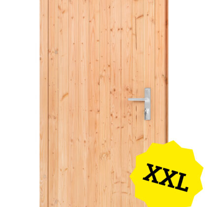 Douglas enkele klampdeur XXL B1200xH2150mm buitenmaat, linksdraaiend (rvs / verzinkt beslagset)