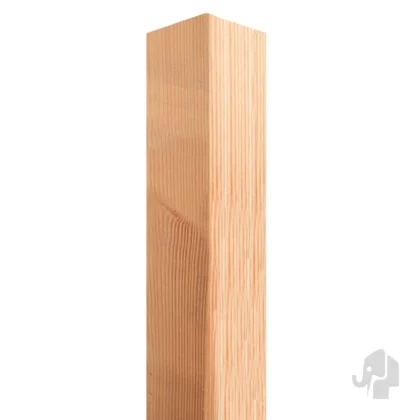 009113 | Timmerhout Paal | Douglas | PEFC© | 9x9x300cm Elephant® | Ongepunt | 4-Zijdig Vlak Geschaafd | Voor gebruik in de grond