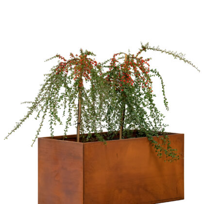 Bloembak cortenstaal Hudson 50 x 90 x 50 cm