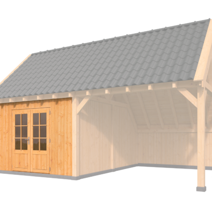 Verticale Wand Wisselsponning Type D Red Class Wood 350 x 224 cm
