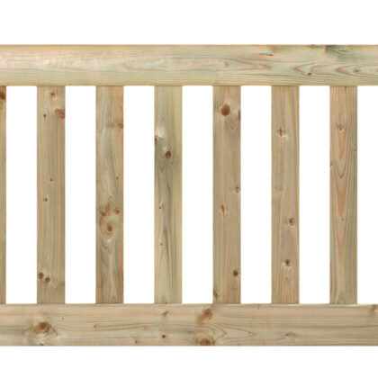 Tuinhek grenen groen geïmpregneerd De Luxe 80 x 180 cm