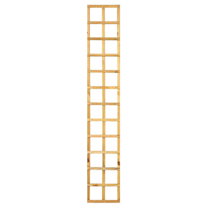 Trellis recht, lamel 1,3 x 2,5 cm grenen groen geïmpregneerd H180 x B30 cm
