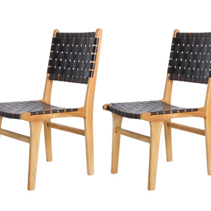 Teak tuinstoel Bantam (set van 2 stoelen)