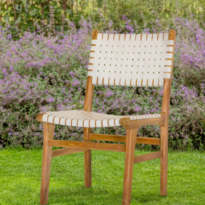 Teak tuinstoel Mataram (set van 2 stoelen)
