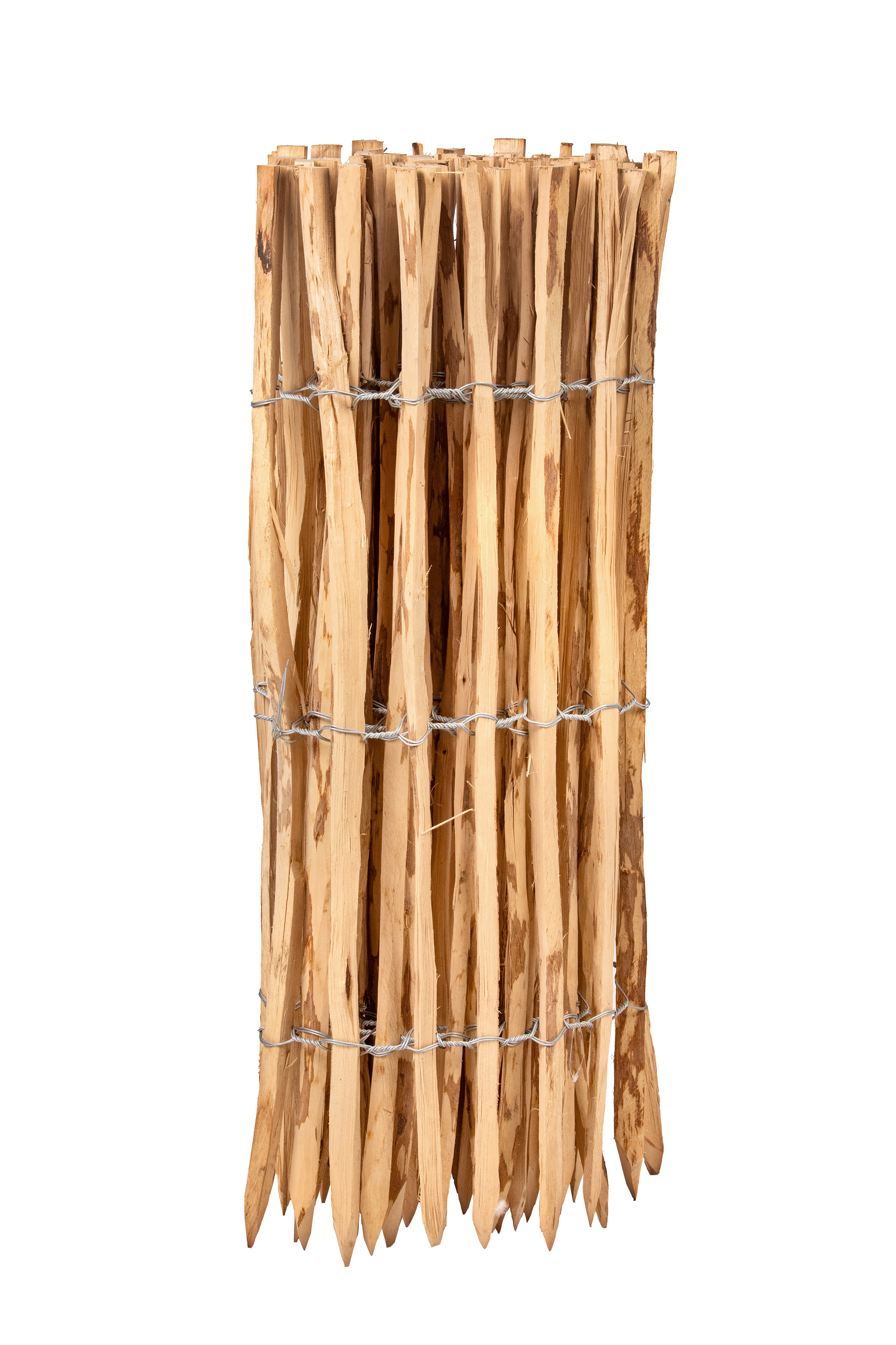Hazelaarrol, 3 draden, latafstand 4 tot 5 cm L460 x H100 cm