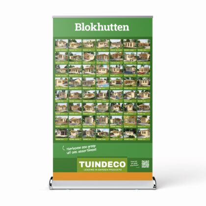 Roll-up banner Blokhutten (Nederlandstalig)