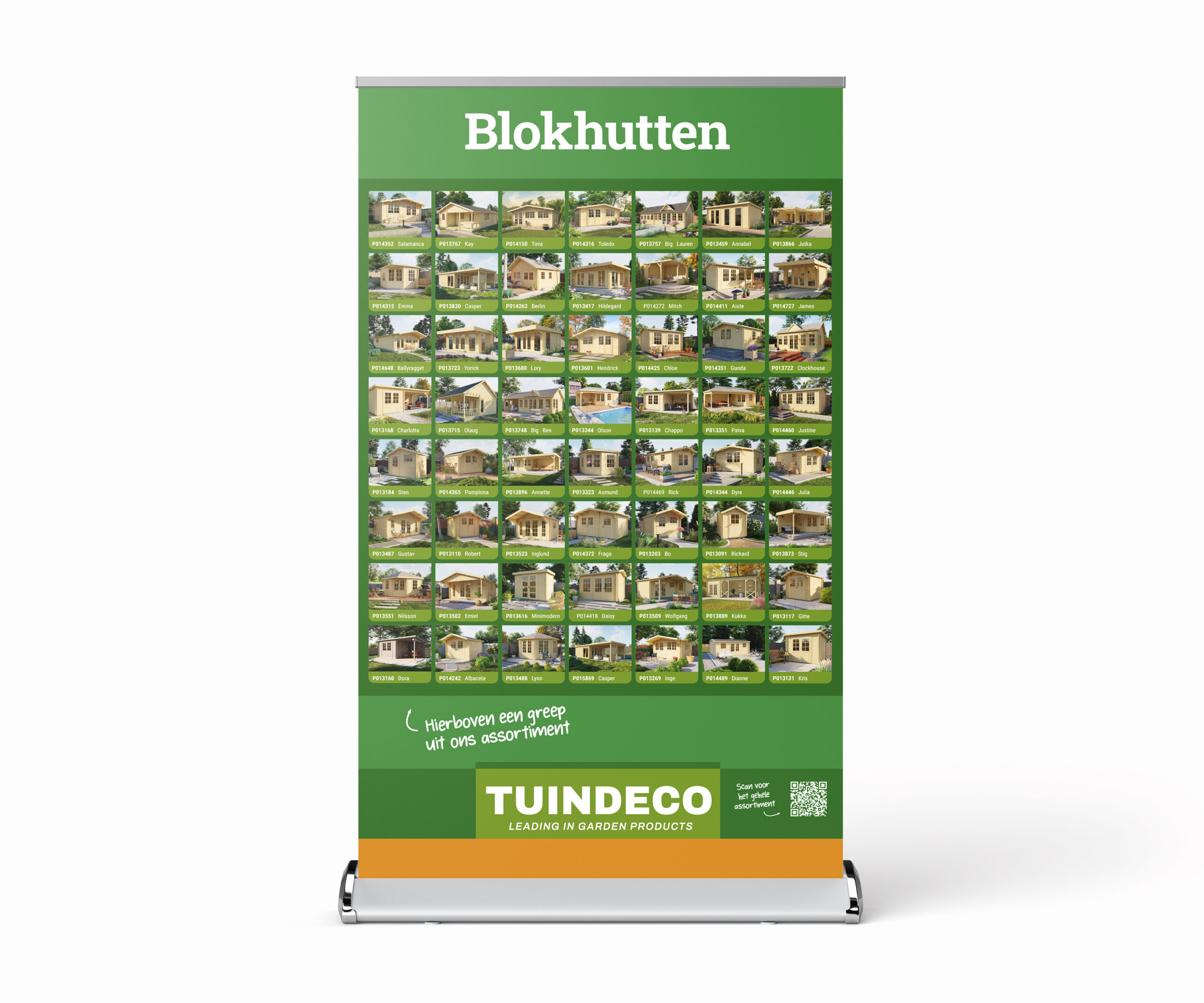 Roll-up banner Blokhutten (Nederlandstalig)