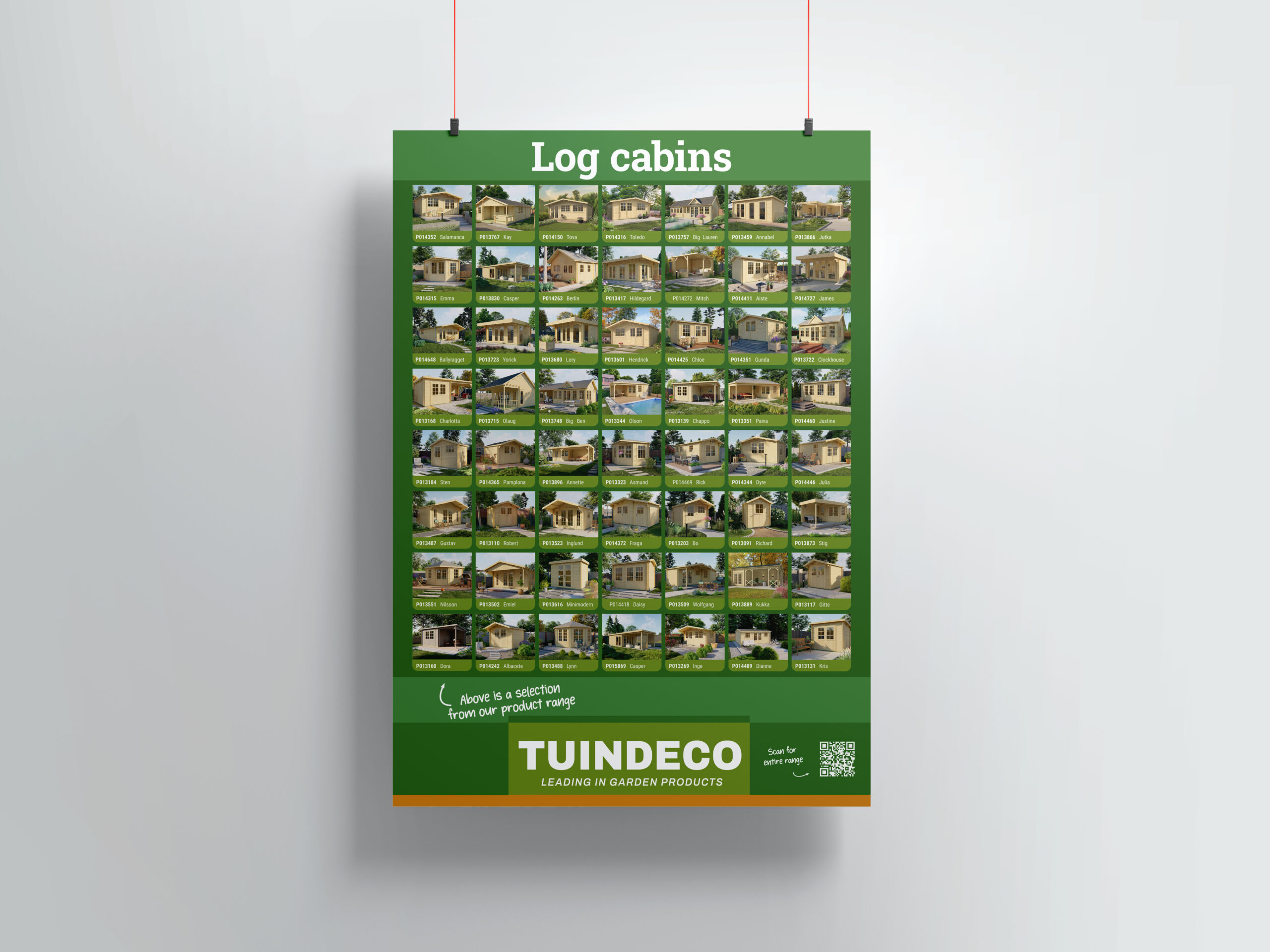 Poster (A0) Blokhutten (Engelstalig)