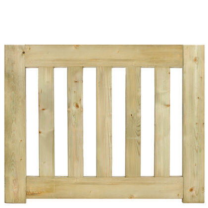 Tuinhekdeur grenen groen geïmpregneerd Modern de Luxe 60 x 100 x 4 cm