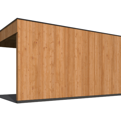 KubeLine + luifel 380 x 590 cm, onbehandeld