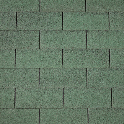 Dakshingles recht groen - pak 3 m²